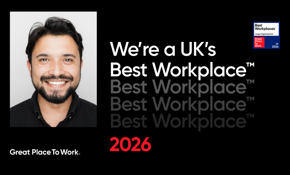 Ranked in the top 100 UK's Best Workplaces (large category)
