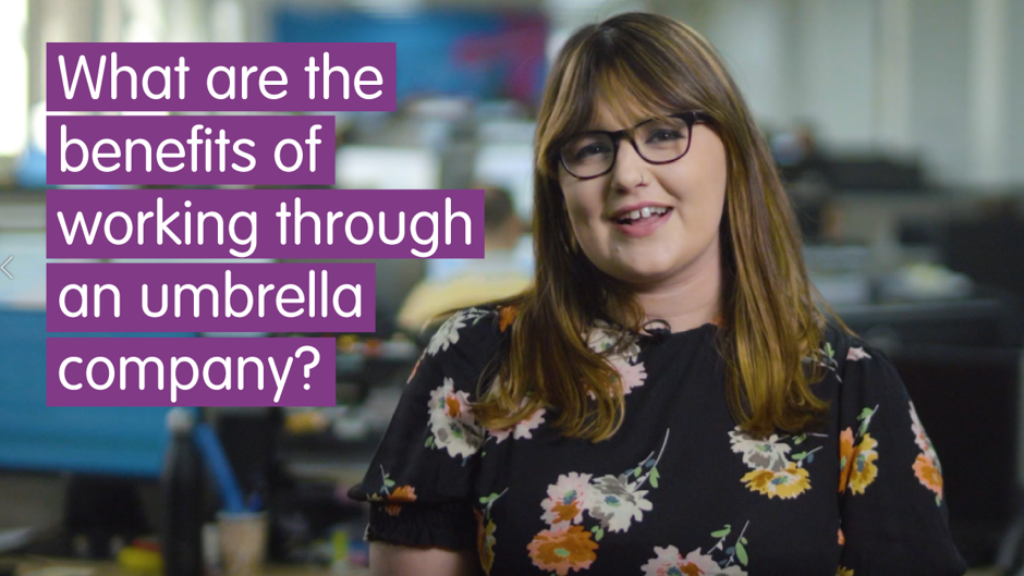 What are the benefits of working through an umbrella company?