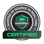 SafeRec Certified Logo